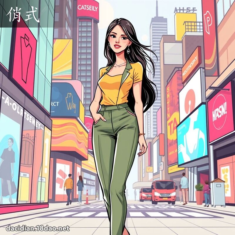 俏式 - 國語大辭典配圖