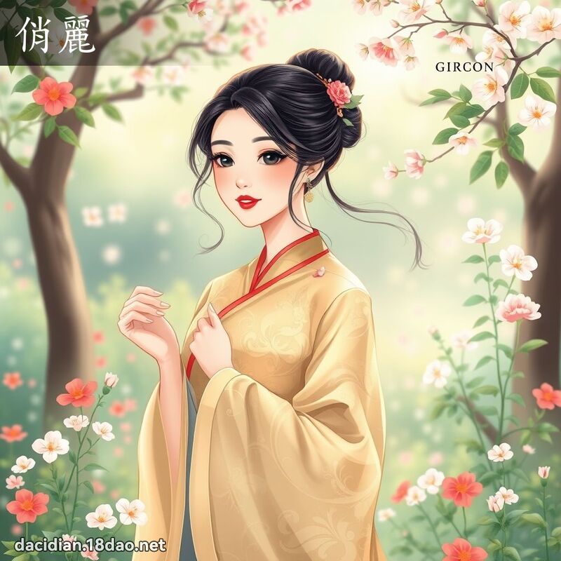 俏丽 - 国语大辞典配图