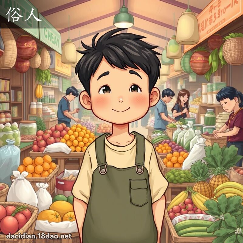 俗人 - 国语大辞典配图