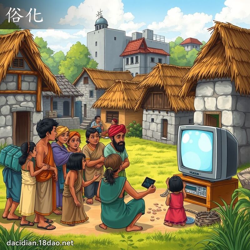 俗化 - 国语大辞典配图
