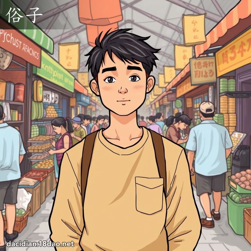 俗子 - 國語大辭典配圖