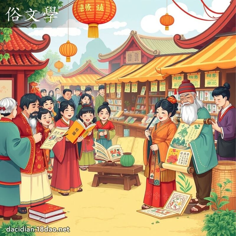 俗文學 - 國語大辭典配圖
