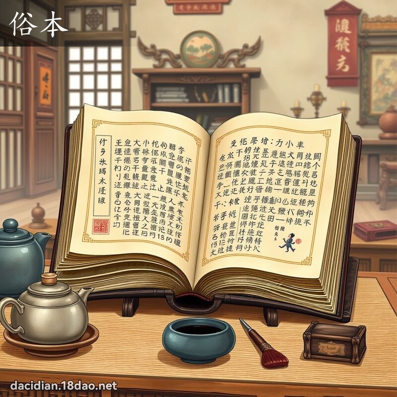 俗本 - 國語大辭典配圖