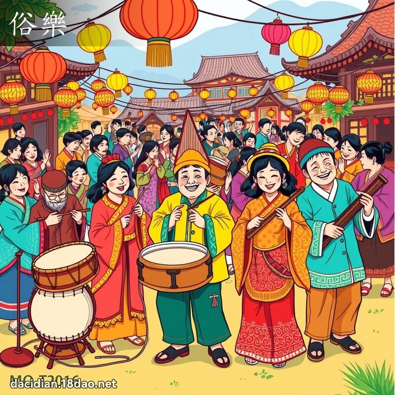 俗樂 - 國語大辭典配圖