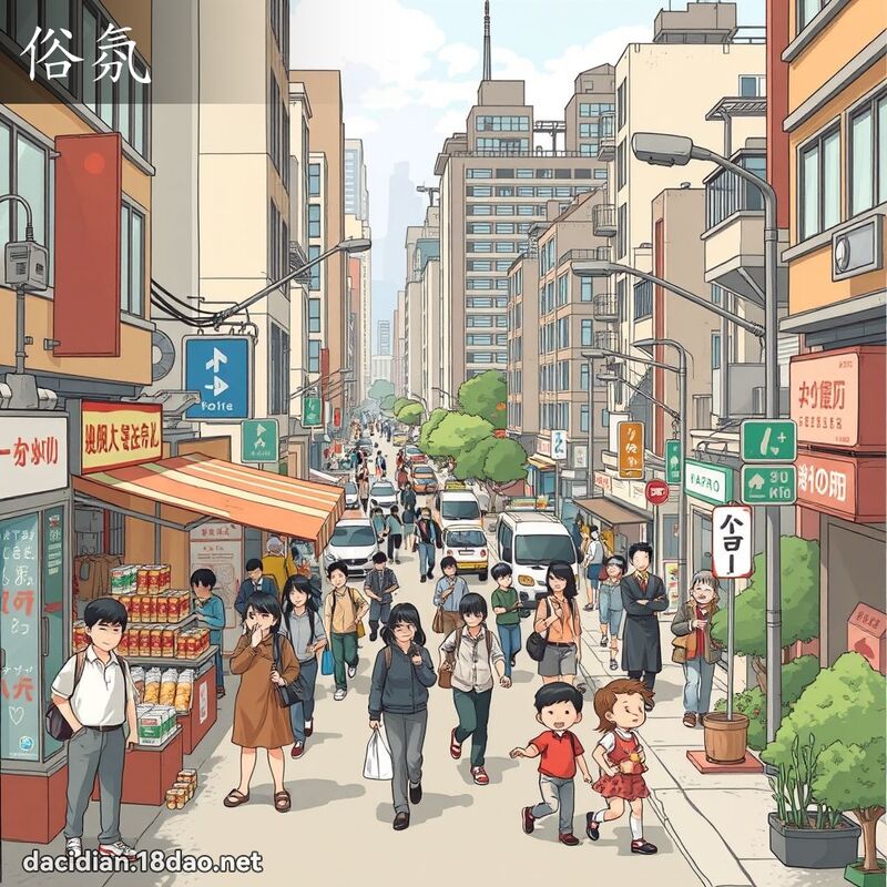 俗氛 - 国语大辞典配图