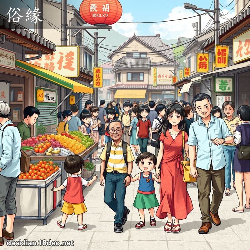 俗緣 - 國語大辭典配圖