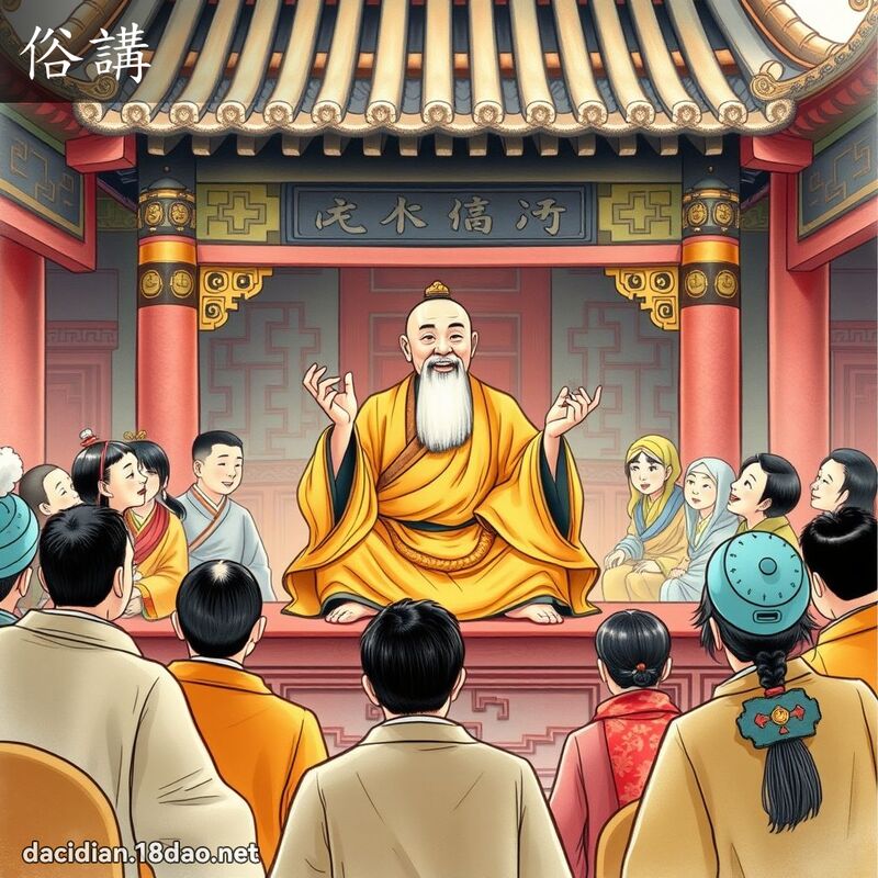 俗講 - 國語大辭典配圖