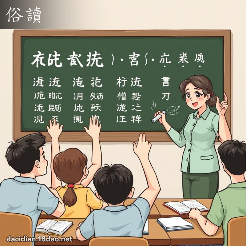 俗讀 - 國語大辭典配圖