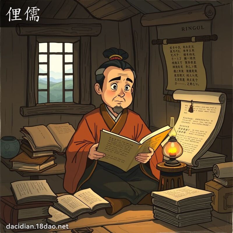 俚儒 - 國語大辭典配圖