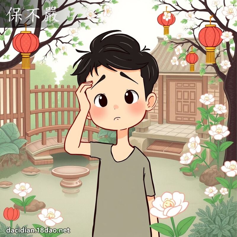 保不严 - 国语大辞典配图