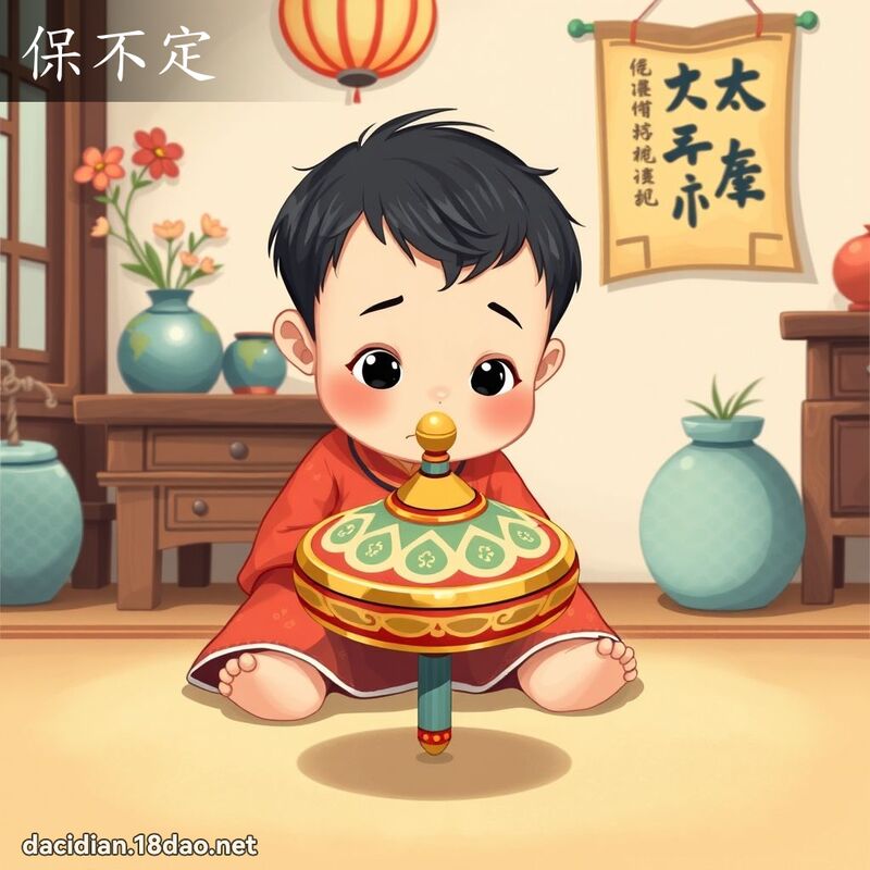 保不定 - 国语大辞典配图