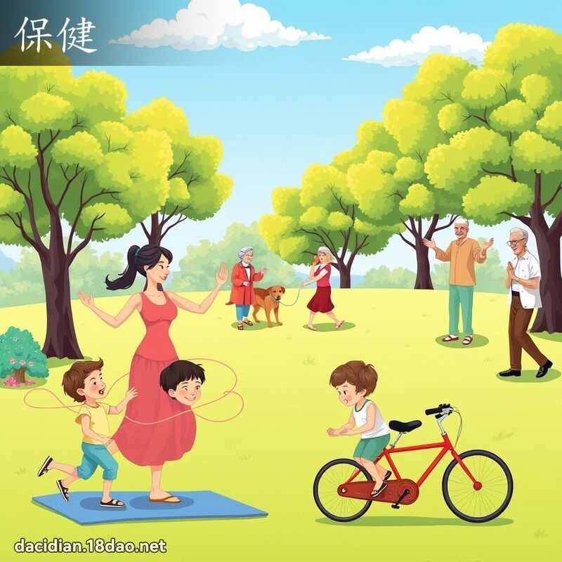 保健 - 国语大辞典配图