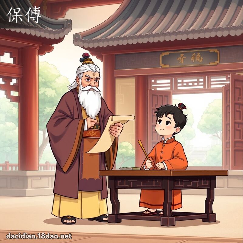 保傅 - 国语大辞典配图