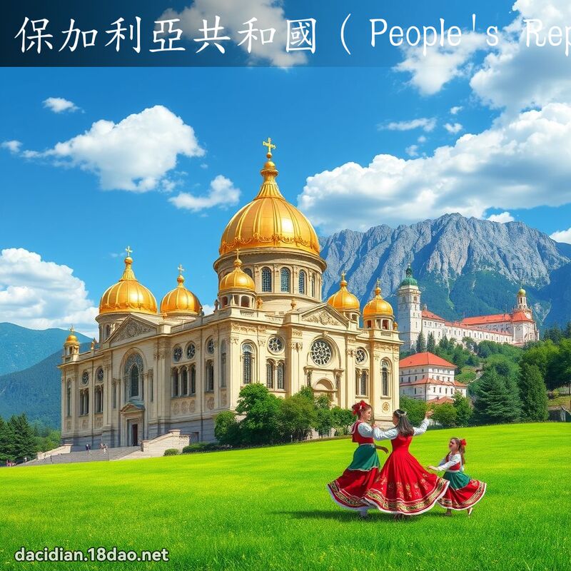 保加利亞共和國（People's Republic of Bulgaria） - 國語大辭典配圖