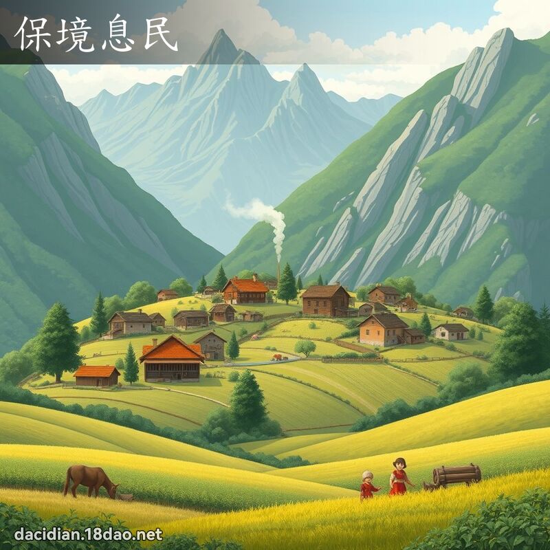 保境息民 - 國語大辭典配圖