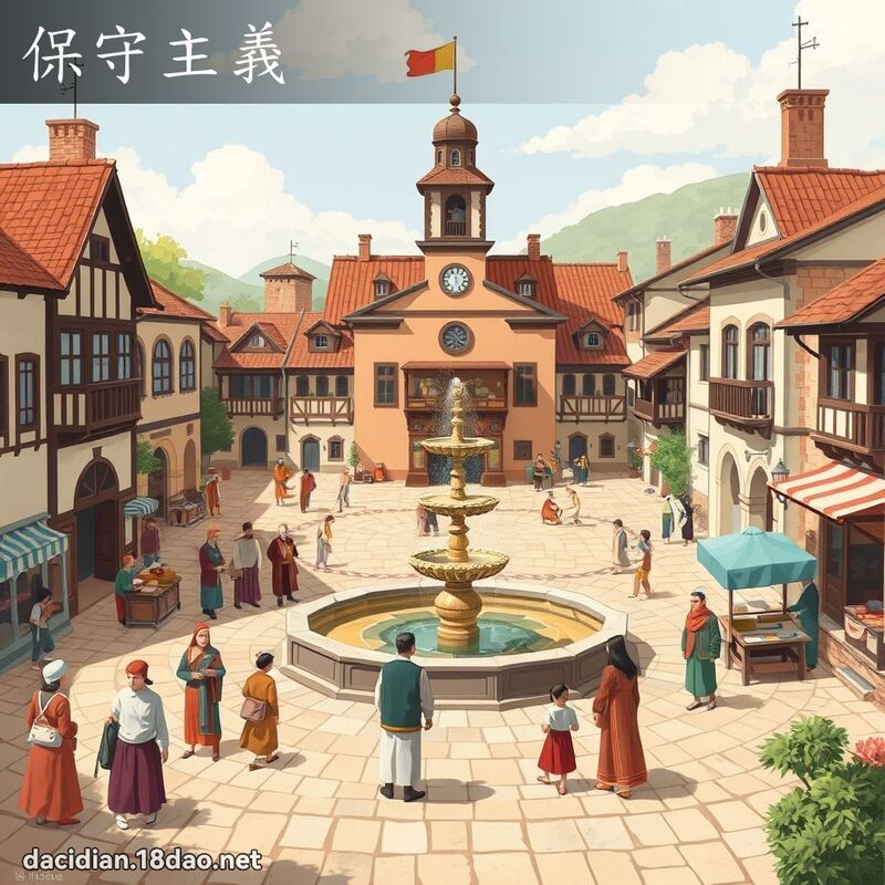 保守主义 - 国语大辞典配图