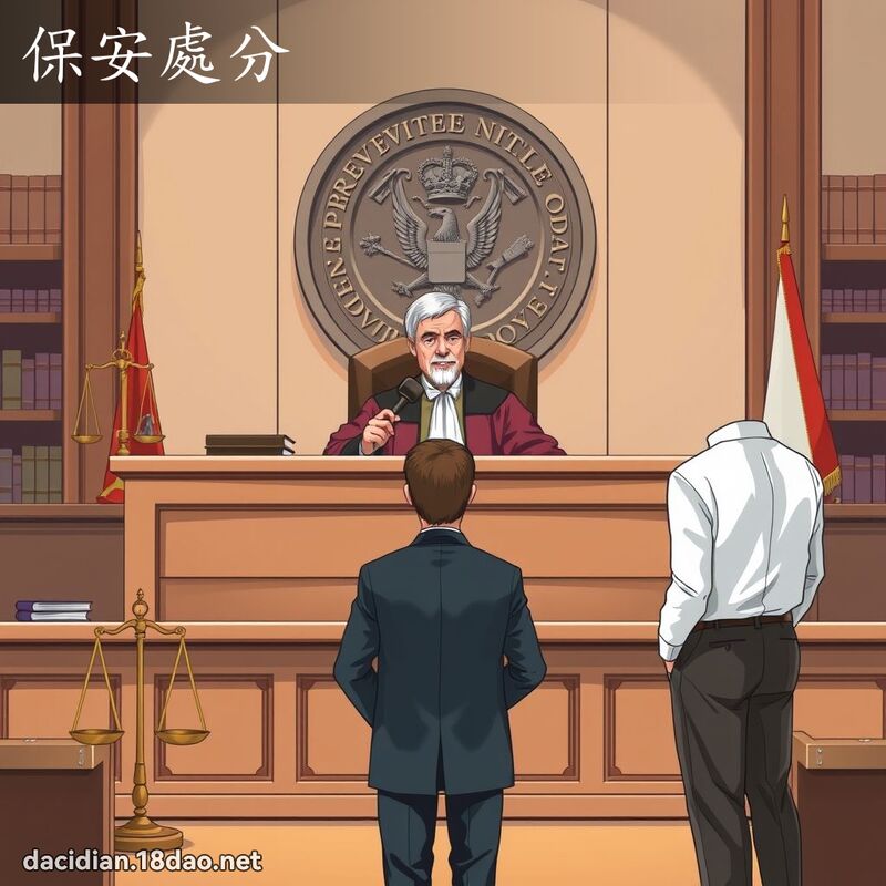 保安處分 - 國語大辭典配圖