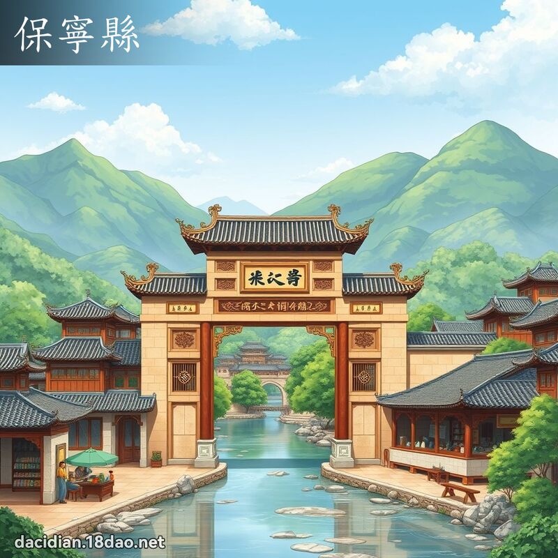 保寧縣 - 國語大辭典配圖