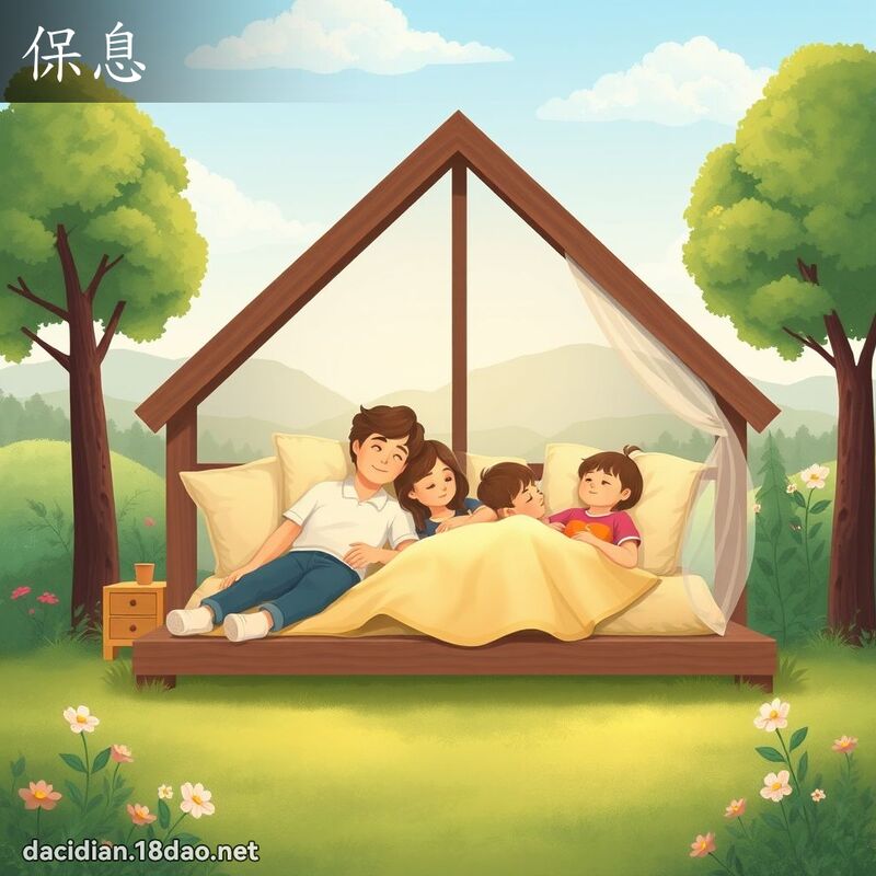 保息 - 國語大辭典配圖