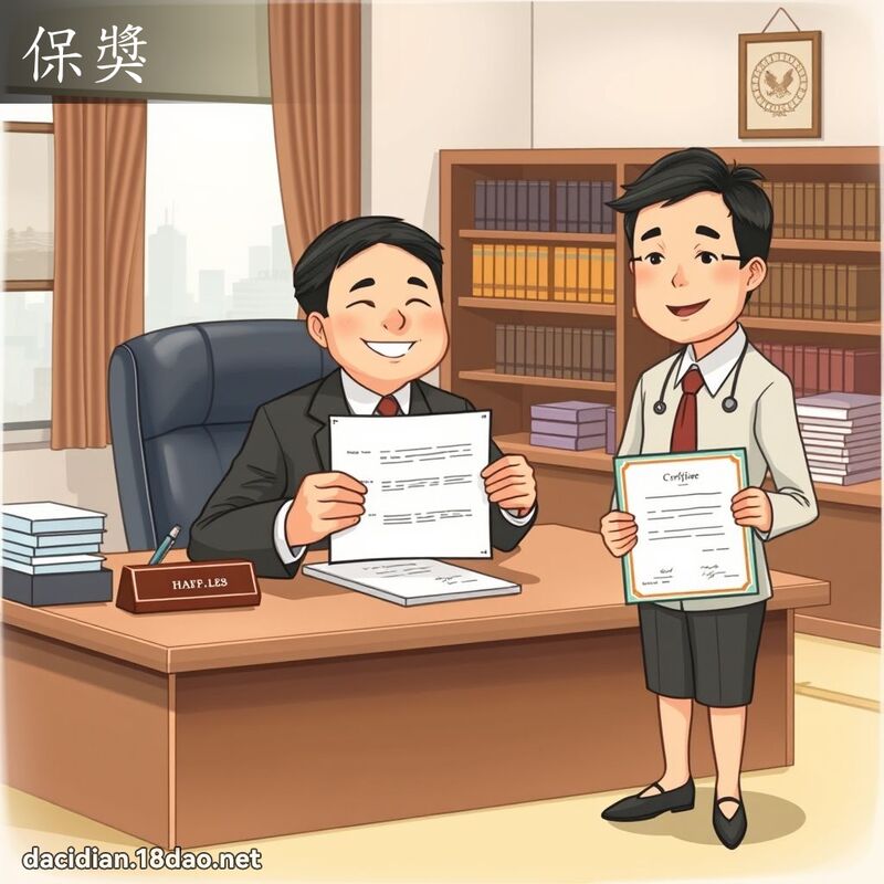 保獎 - 國語大辭典配圖