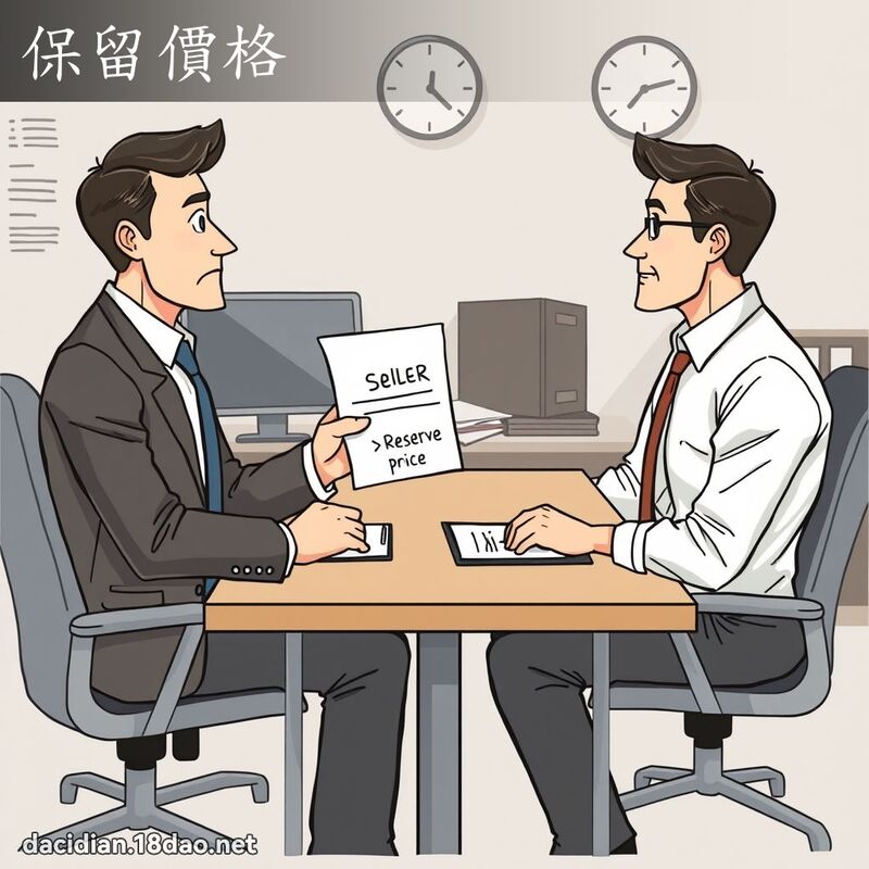 保留價格 - 國語大辭典配圖