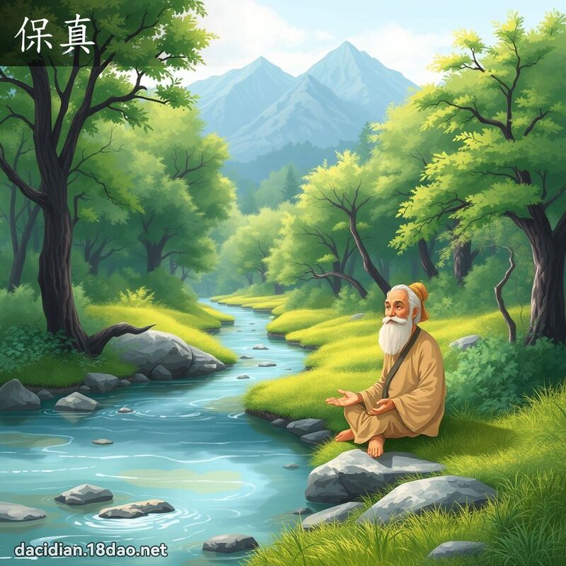 保真 - 國語大辭典配圖