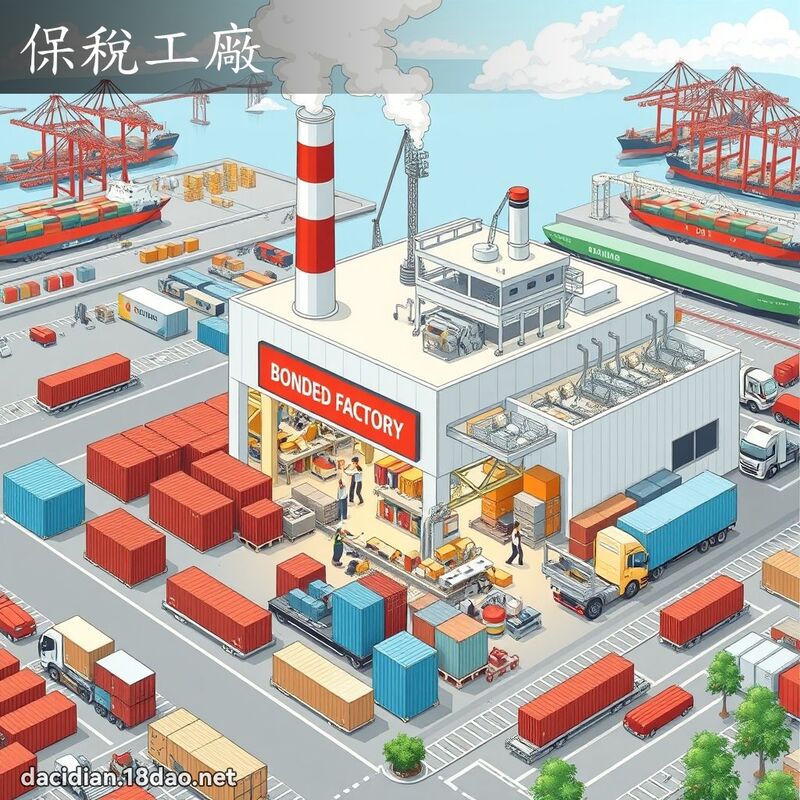 保税工厂 - 国语大辞典配图