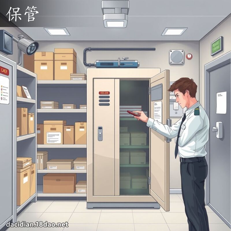 保管 - 国语大辞典配图