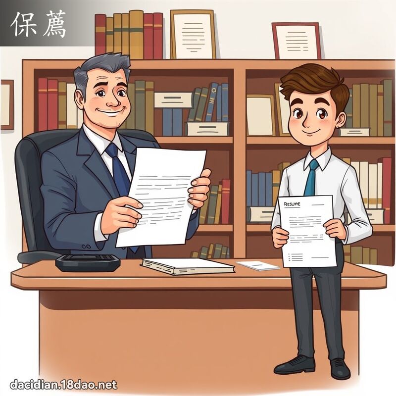 保荐 - 国语大辞典配图