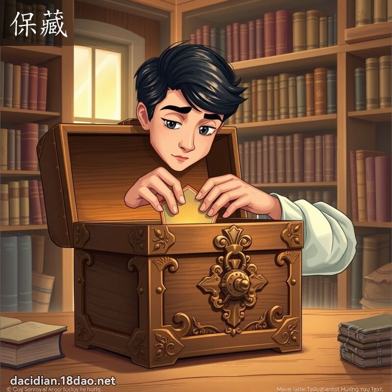 保藏 - 國語大辭典配圖