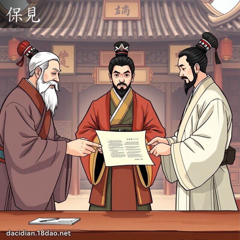 保見 - 國語大辭典配圖