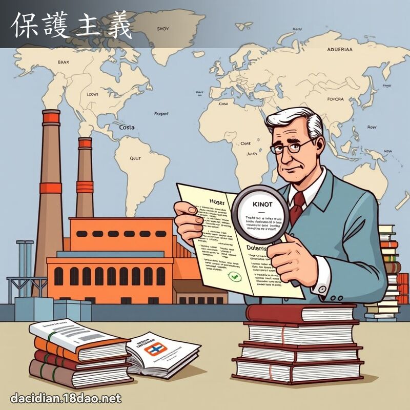 保護主義 - 國語大辭典配圖