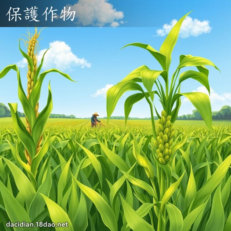 保护作物 - 国语大辞典配图