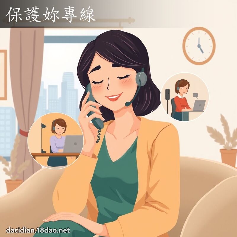保護妳專線 - 國語大辭典配圖