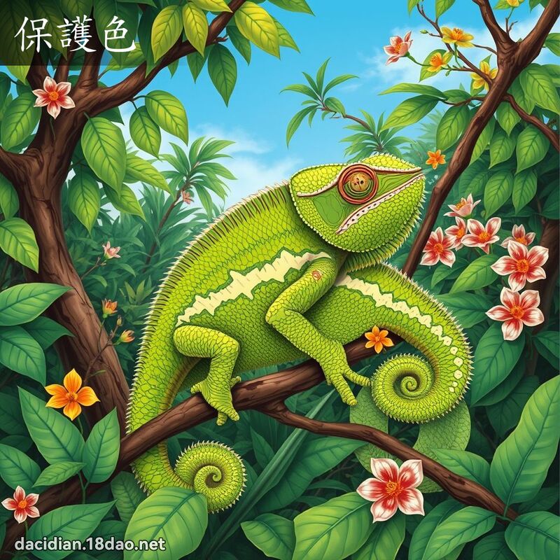 保護色 - 國語大辭典配圖