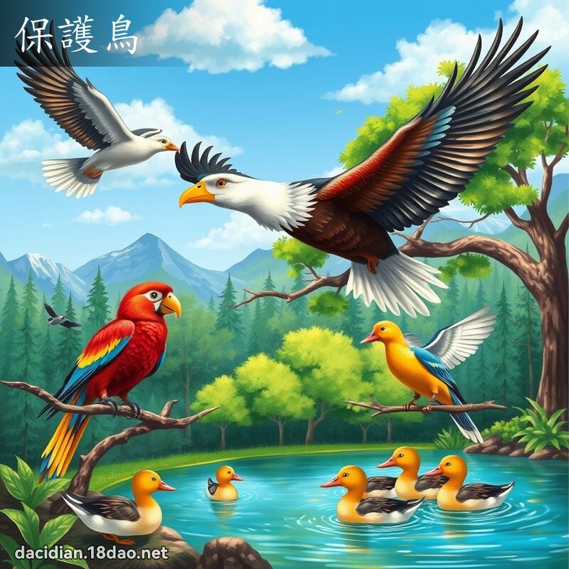 保护鸟 - 国语大辞典配图