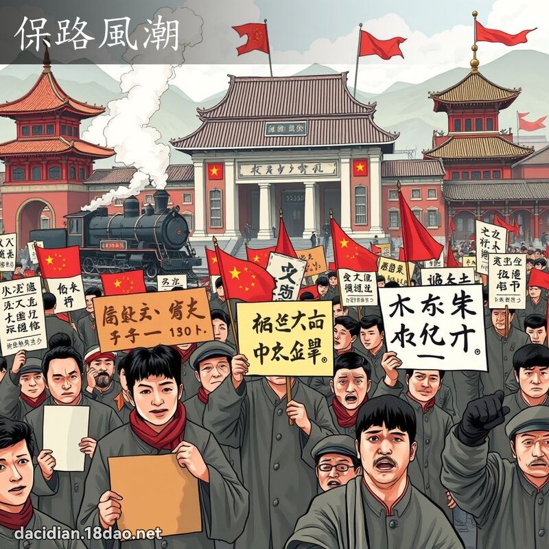 保路風潮 - 國語大辭典配圖