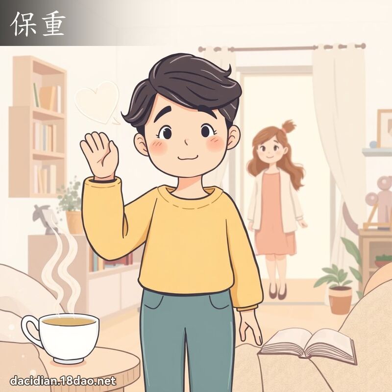 保重 - 国语大辞典配图