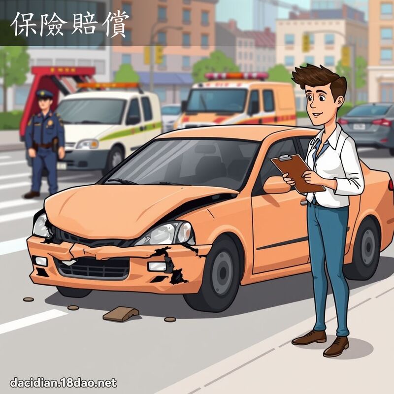 保险赔偿 - 国语大辞典配图