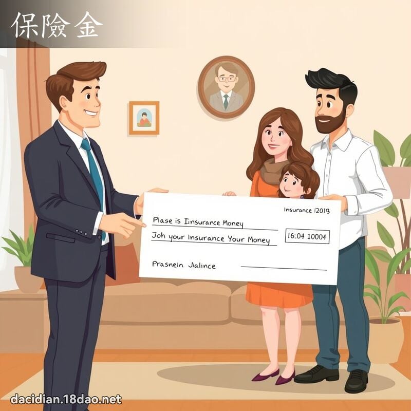 保险金 - 国语大辞典配图