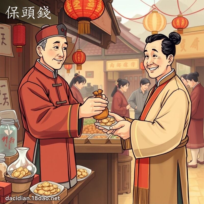 保头钱 - 国语大辞典配图
