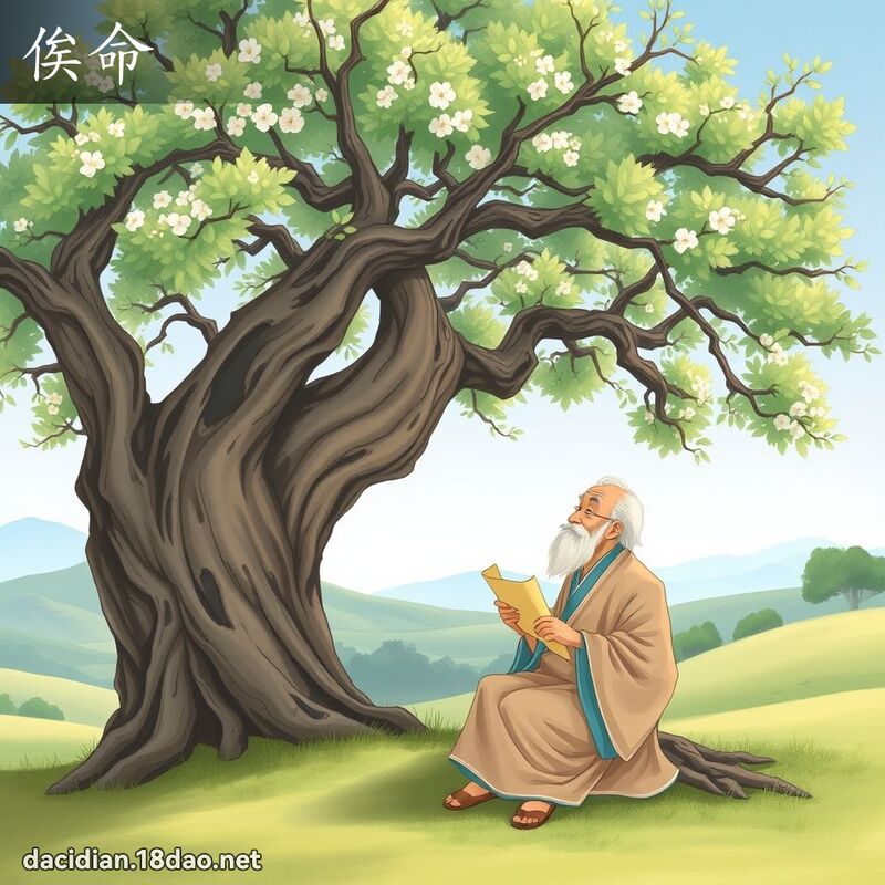 俟命 - 國語大辭典配圖
