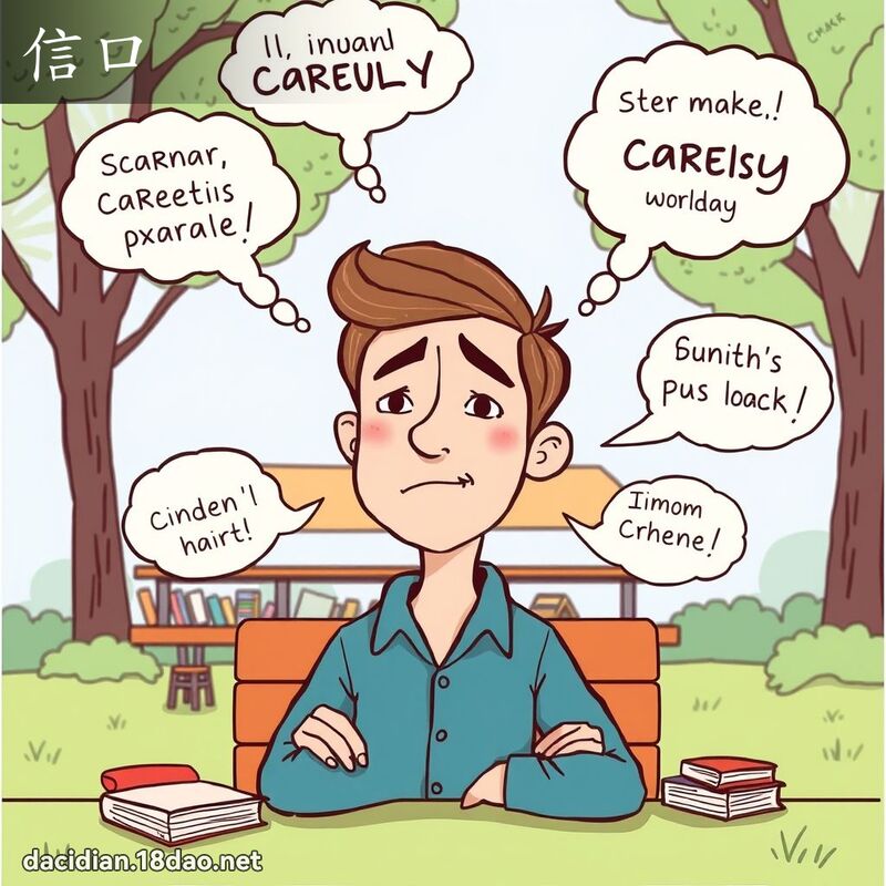 信口 - 国语大辞典配图