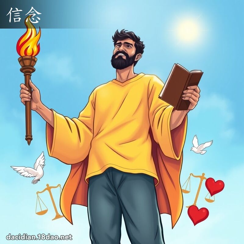 信念 - 國語大辭典配圖