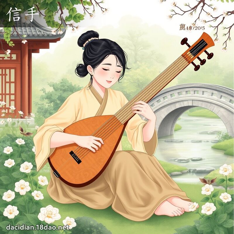 信手 - 國語大辭典配圖