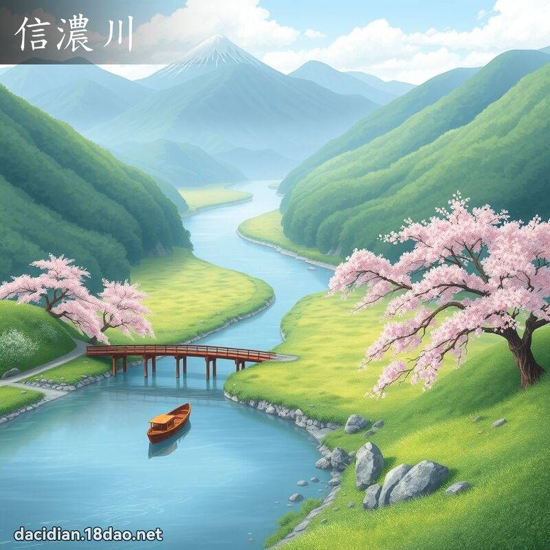 信浓川 - 国语大辞典配图