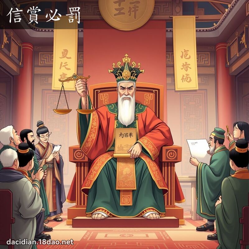 信赏必罚 - 国语大辞典配图