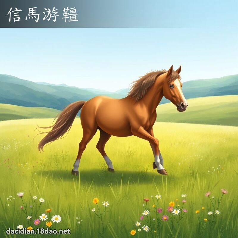 信马游韁 - 国语大辞典配图