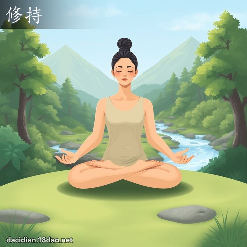修持 - 國語大辭典配圖