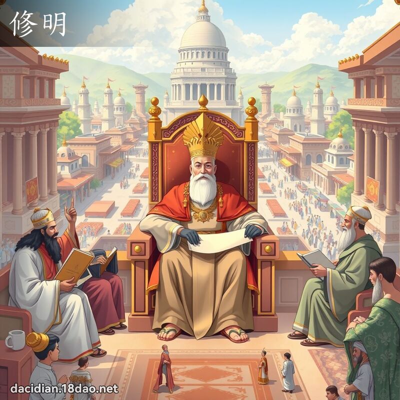 修明 - 國語大辭典配圖